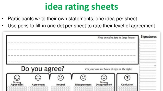 idea sheet