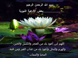 Douaa Our Prophet
