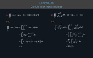 Double Triple Integrals (integrais duplas e triplas) | PDF