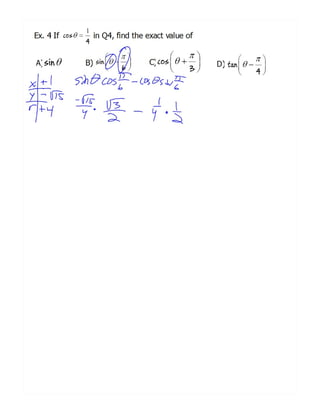Double angles | PDF