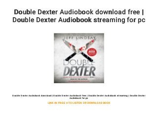 dexter double pdf dexter double pdf