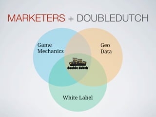 MARKETERS + DOUBLEDUTCH
 