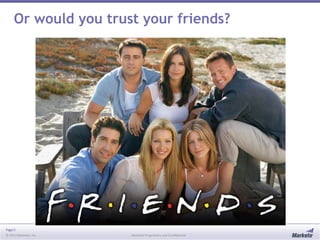Page 5
© 2013 Marketo, Inc. Marketo Proprietary and Confidential
Or would you trust your friends?
 