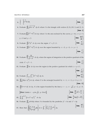 Double integral | PDF
