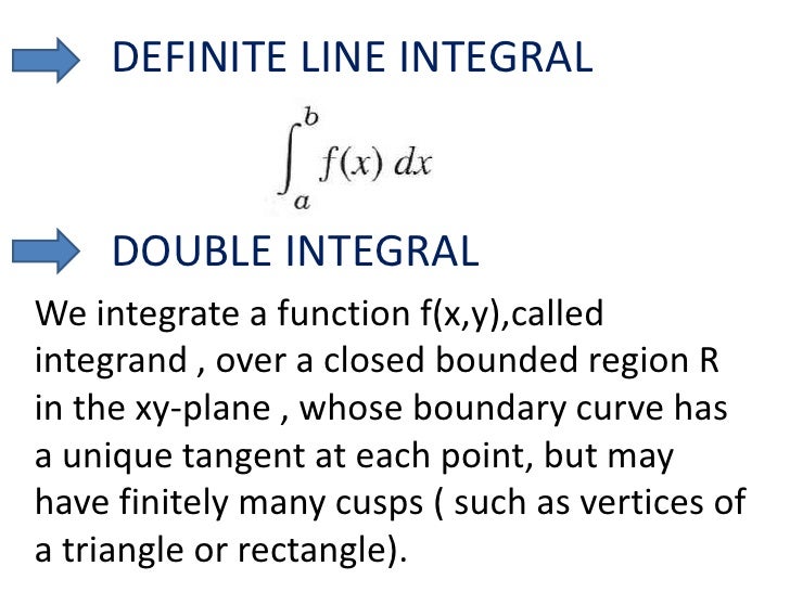 Double Integrals