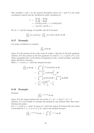 Double integration | PDF