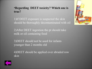 Deet Risks Clinical Series Pesticide | PPT