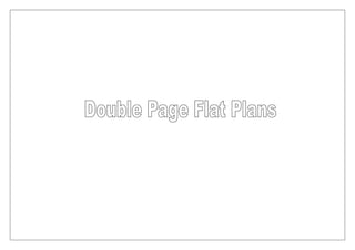 Double page flat plans