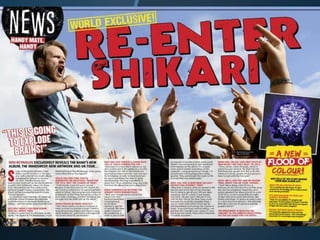 Double page spread analysis