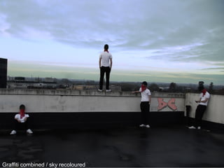 Graffiti combined / sky recoloured