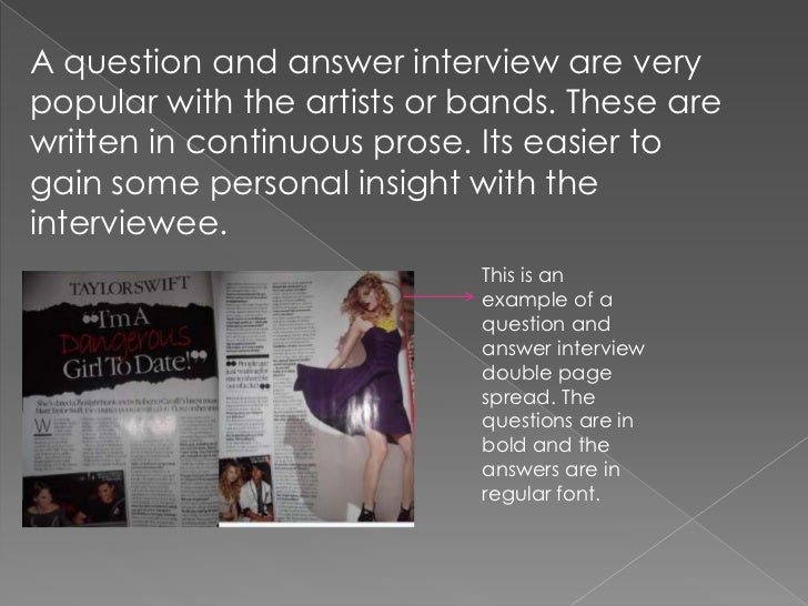 Double page spread examples