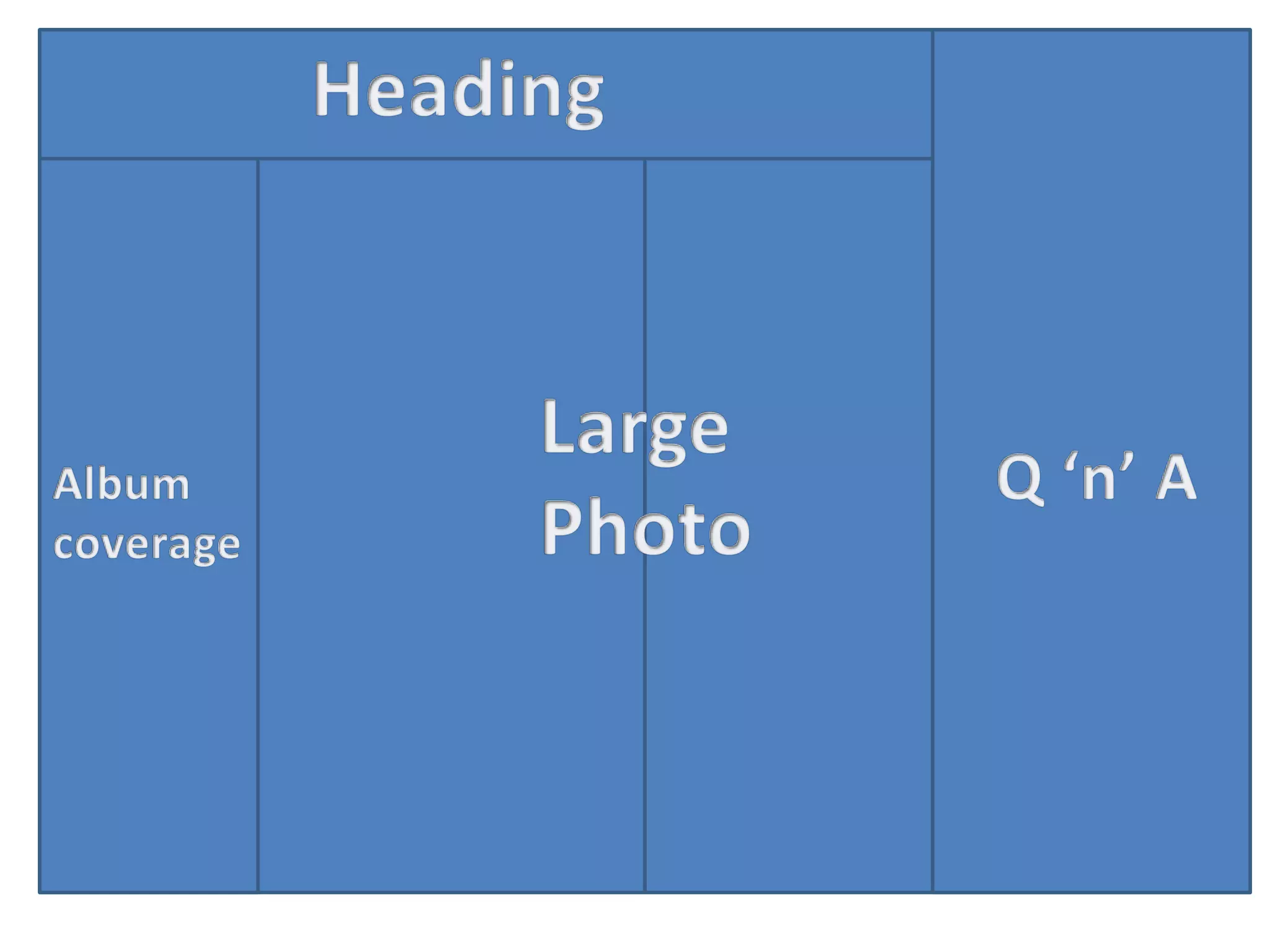 HeadingLarge PhotoQ ‘n’ AAlbum coverage