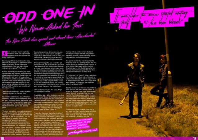 Music Magazine Double Page Spread PPT music-magazine-double-page-spread-ppt