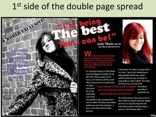 1st side of the double page spread