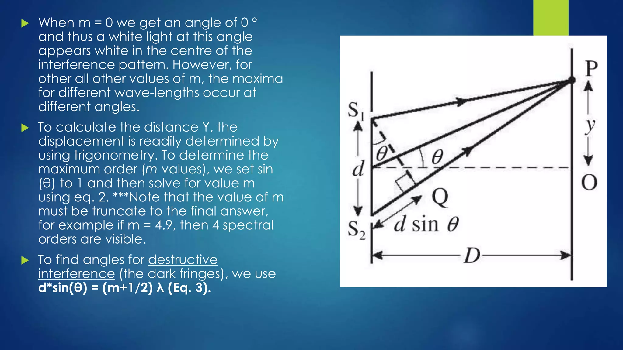 Double slit interference | PPTX