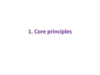 1. Core principles
 