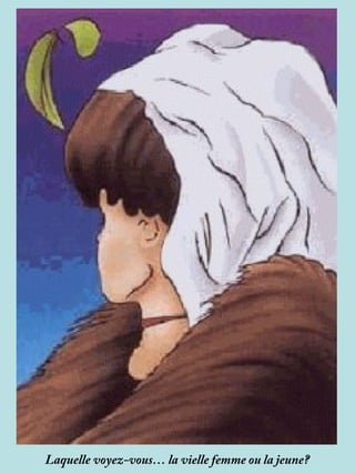 Laquelle voyez-vous… la vielle femme ou la jeune?
 