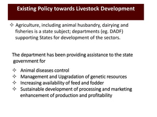 Doubling Farmers’ Income through animal agriculture: Need for policy change