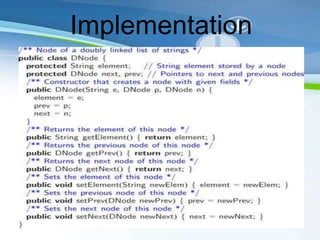 Implementation
 