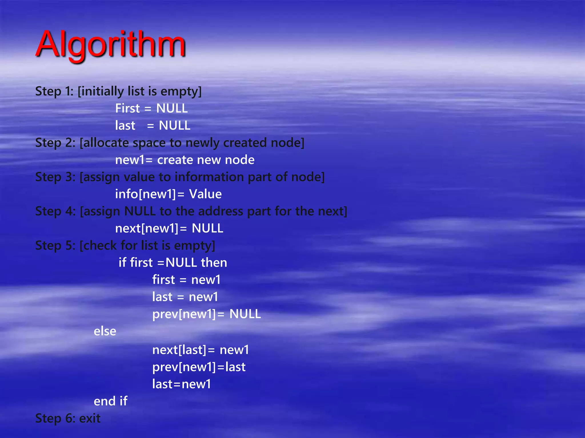 Doubly linked list (animated) | PPTX