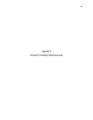 59




             Appendix G

Revised Co-Teaching Collaboration Scale
 