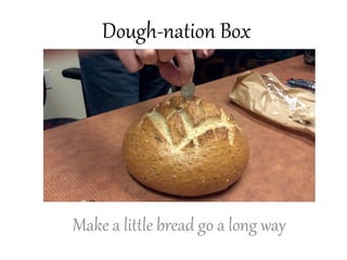 Dough-nation Box




Make a little bread go a long way
 