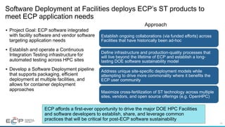 The Exascale Computing Project and the future of HPC | PDF