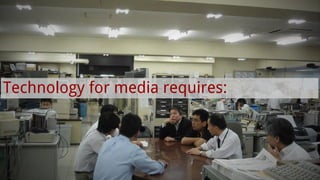 Technology for media requires:
 