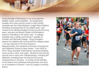 Doug Goodale Morristown: Experienced Teacher, Coach, and Volunteer | PPT