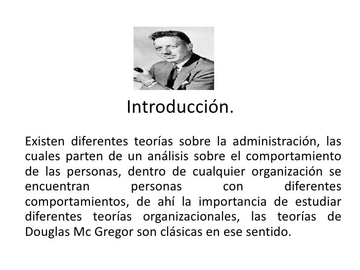 Douglas mc gregor.