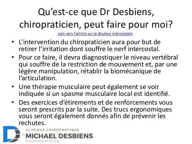 La douleur intercostale: quelques informations pertinentes!