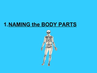 NAMING the BODY PARTS 