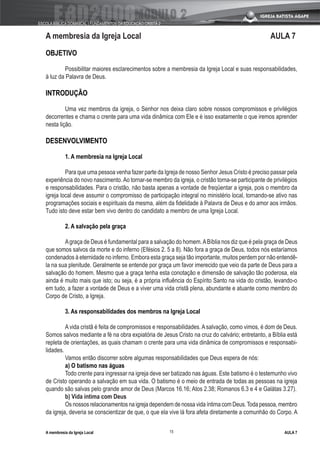 Doutrina Da Igreja Modulo 2