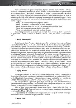 Doutrina Da Igreja Modulo 2