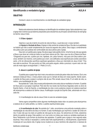 Doutrina Da Igreja Modulo 2