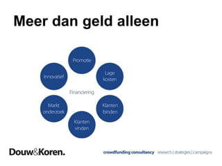 Meer dan geld alleen
 