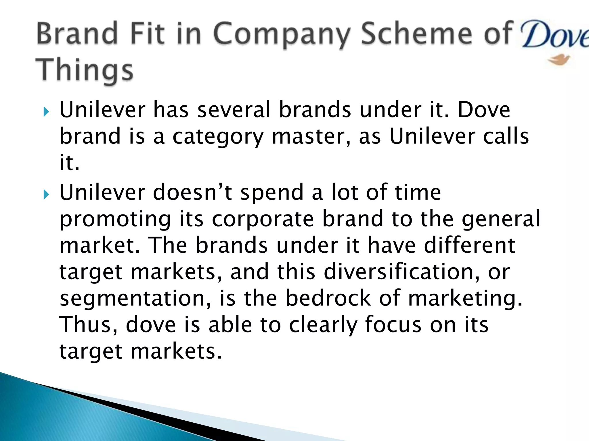 2005 – Self-Esteem CampaignEvolution of brand ‘Dove’
