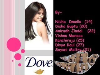 By-
Nisha Dmello (14)
Disha Gupta (20)
Anirudh Jindal (22)
Vishnu Manasa
Kanchiraju (25)
Divya Kaul (27)
Sayoni Maitra (31)
 