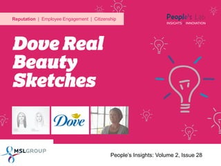 Reputation | Employee Engagement | Citizenship

Dove Real
Beauty
Sketches

People’s Insights: Volume 2, Issue 28

 