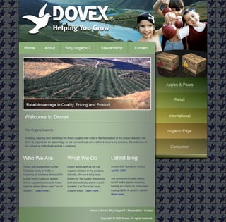 Dovex New layout