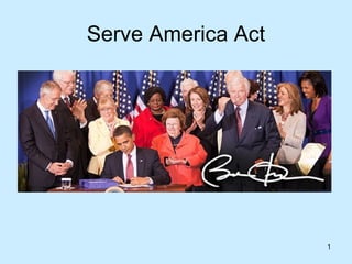 Serve America Act 