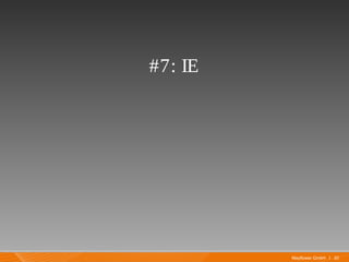 Mayflower GmbH I 20
#7: IE
 