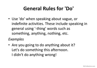 Doing Or Making Do vs Make make or do do or make make or do | PDF