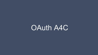 OAuth A4C
 