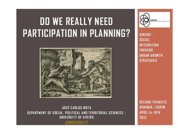 JOSÉ CARLOS MOTA
DEPARTMENT OF SOCIAL, POLITICAL AND TERRITORIAL SCIENCES -
UNIVERSITY OF AVEIRO
JCMOTA@UA.PT
DO WE REALLY...