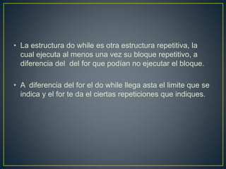 programacion en C# con Do while y while | PPTX