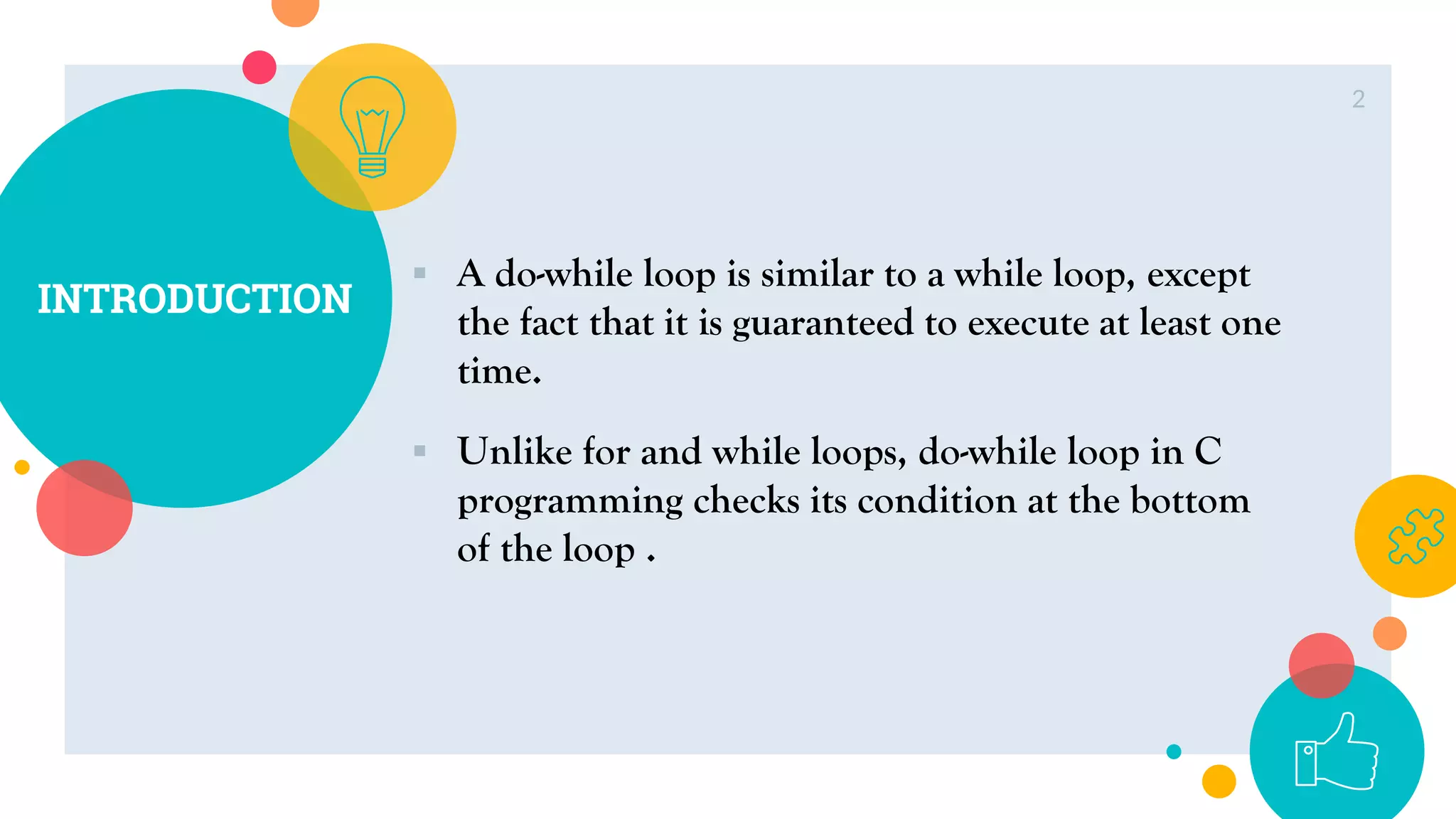Do while loop | PPT