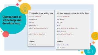 Do while loop | PDF