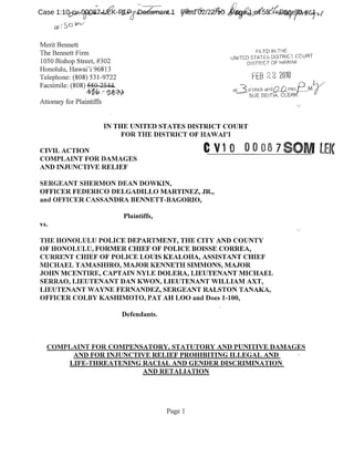Case 1:10-cv-00087-LEK-RLP Document 1 Filed 02/22/10 Page 1 of 55 PageID #: 1
 