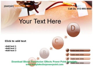 Downaload Blood Transfusion Effects Powerpoint Template